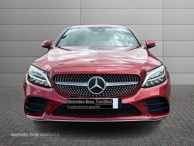 Begagnad Mercedes C220 Premium 194 HK (142 kW) 2020 Röd Sportkupé