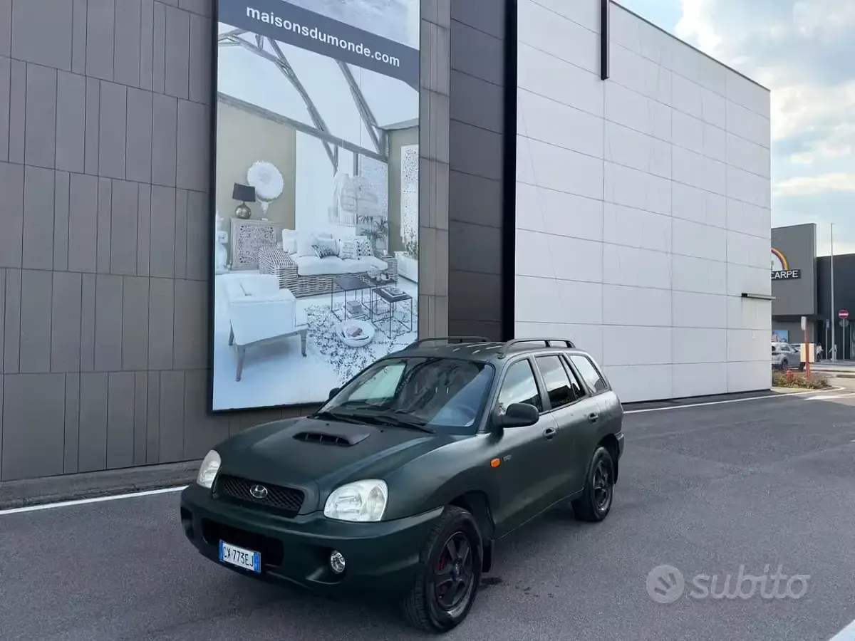 Usata Hyundai Santa Fe 113 CV (83 kW) 2003 Verde SUV