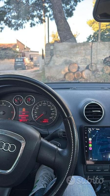 Usata Audi A3 140 CV (102 kW) 2007 Grigio Utilitaria