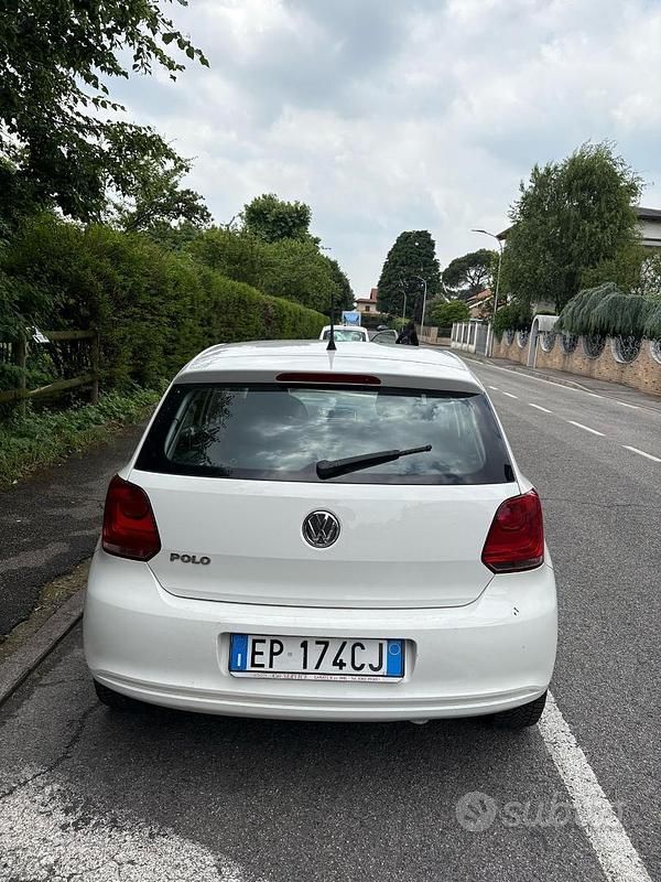 Usata VW Polo 50 CV (36 kW) 2013 Bianco Berlina