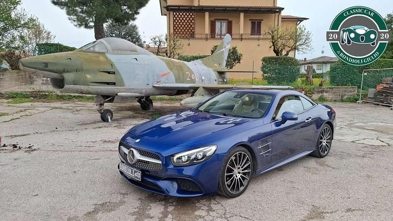 Usata Mercedes SL400 Premium 367 CV (269 kW) 2016 Blu/azzurro Cabrio