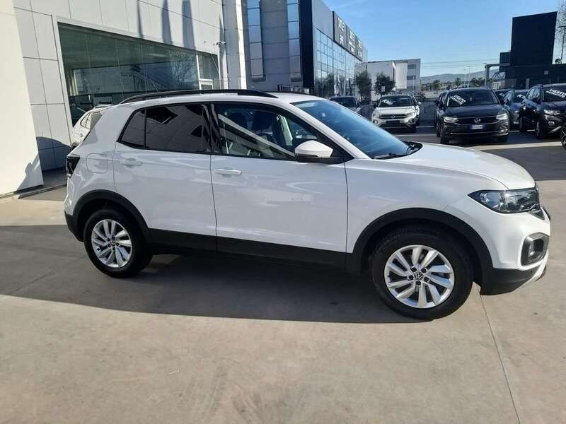 Pure white Usata 2022 VW T-Cross Style SUV | 15.499 € (Super prezzo) - Immagine 1/4