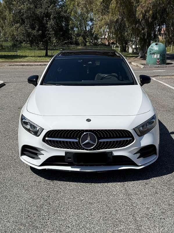 Usata Mercedes A200 AMG line 150 CV (110 kW) 2019 Bianco Berlina
