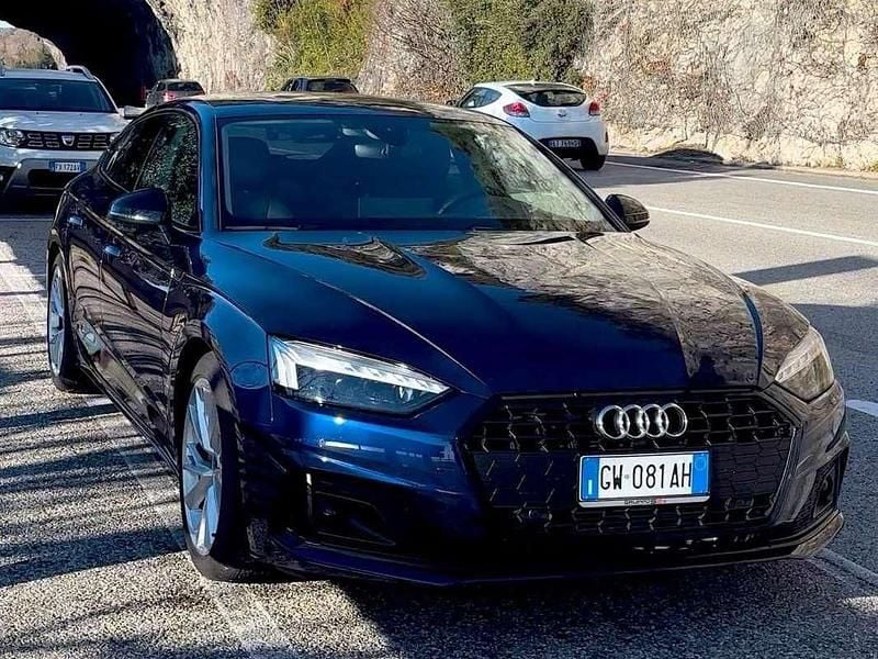 Usata Audi A5 Advanced Plus 204 CV (150 kW) 2023 Blu/azzurro Coupé