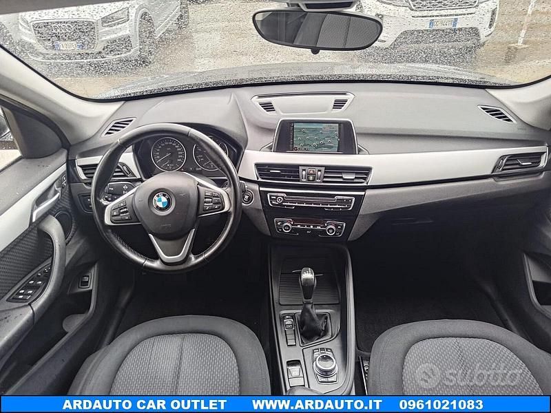 Usata BMW X1 Advantage 150 CV (110 kW) 2017 Nero SUV