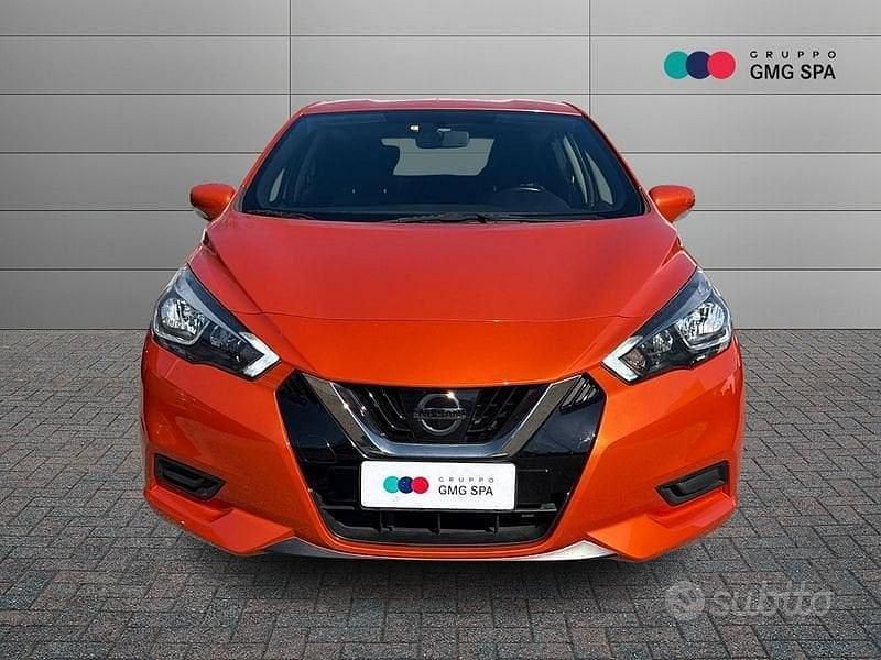 Usata Nissan Micra Acenta 71 CV (52 kW) 2018 Arancione Utilitaria