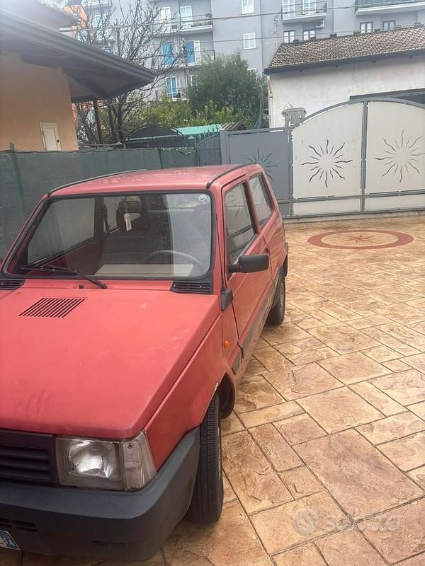 Usata Fiat Panda 2002 Rosso Utilitaria
