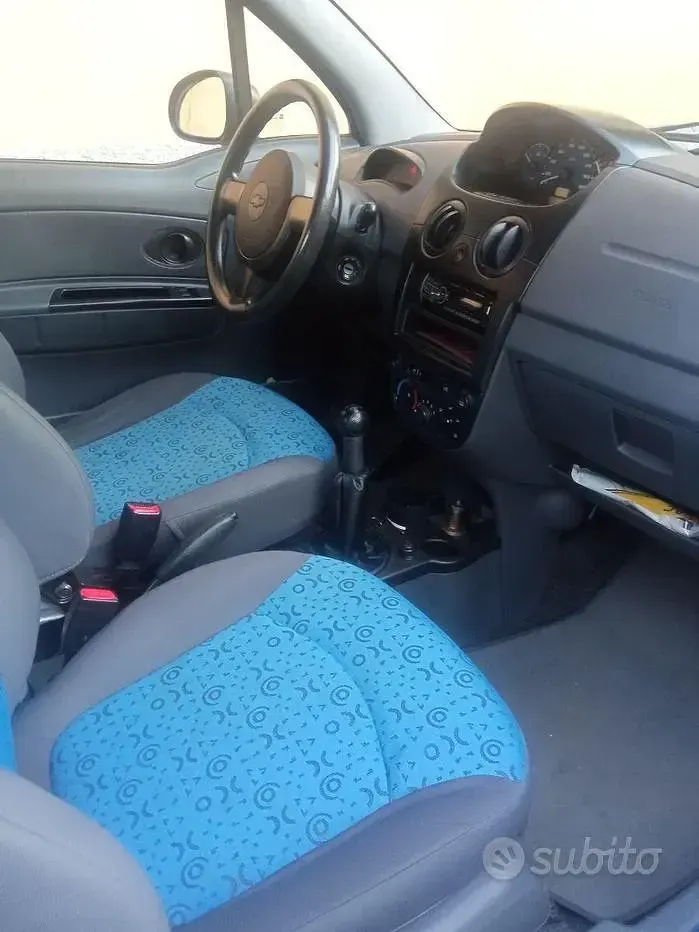 Usata Chevrolet Matiz 67 CV (49 kW) 2010 Blu Utilitaria