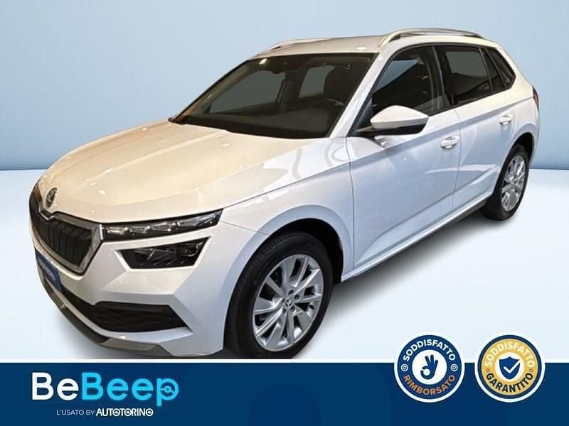 Bianco pastello Usata 2022 Skoda Kamiq Ambition SUV | 14.400 € (Super prezzo) - Immagine 1/3