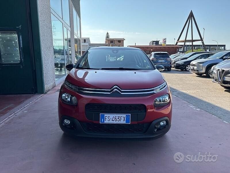 Usata Citroën C3 PureTech 83 CV (61 kW) 2018 Rosso Utilitaria