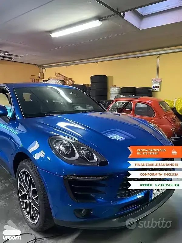 Begagnad Porsche Macan 252 HK (185 kW) 2016 Blå SUV