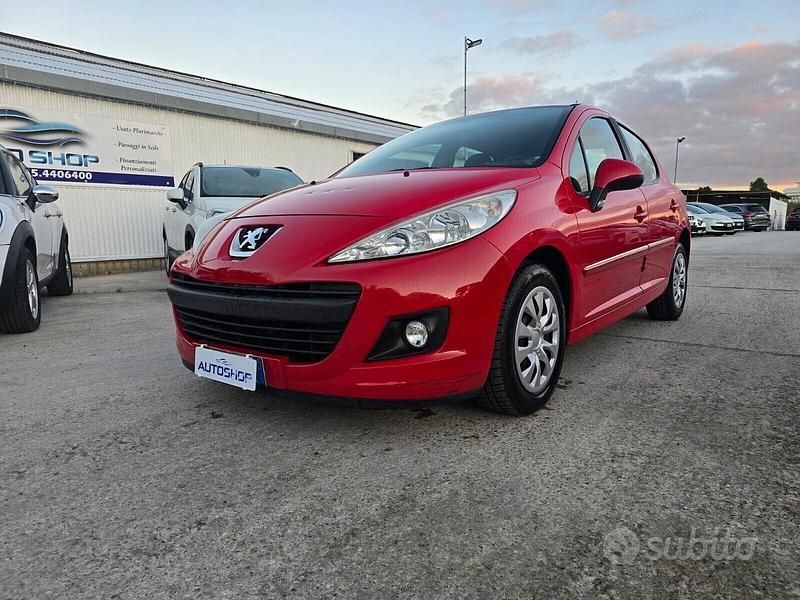 Usata Peugeot 207 70 CV (51 kW) 2013 Rosso Berlina