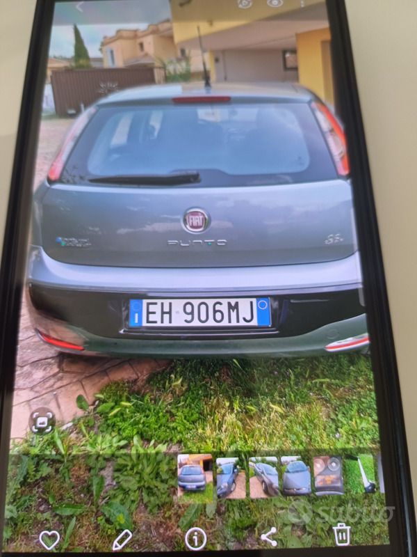 Usata Fiat Grande Punto 77 CV (56 kW) 2011 Grigio Utilitaria
