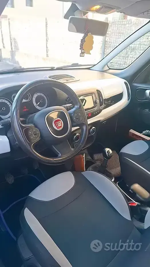 Usata Fiat 500L 85 CV (62 kW) 2016 Bianco Monovolume