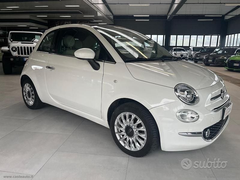 Usata Fiat 500C Lounge 69 CV (50 kW) 2017 Bianco Cabrio