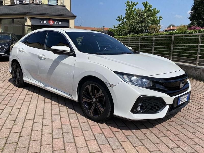 Usata Honda Civic Elegance 126 CV (92 kW) 2019 Bianco Berlina