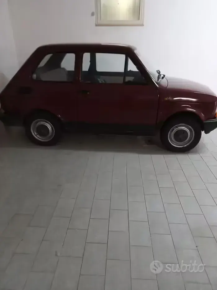Usata Fiat 126 24 CV (17 kW) 1986 Rosso Utilitaria