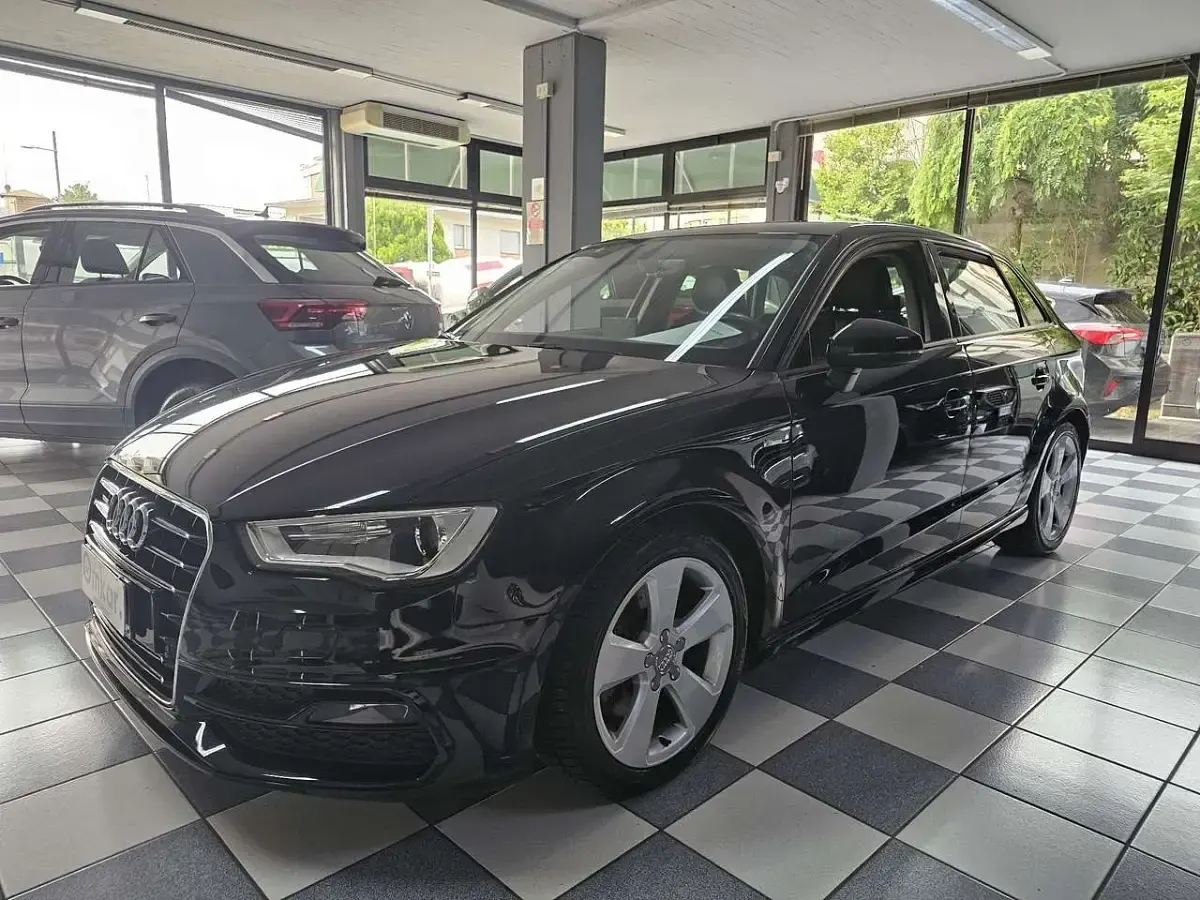 Usata Audi A3 S-Line 184 CV (135 kW) 2015 Nero Berlina