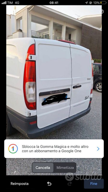 Usata Mercedes Vito 95 CV (69 kW) 2012 Bianco Furgone