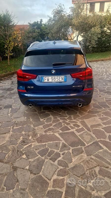 Usata BMW X3 Efficient Dynamics 190 CV (139 kW) 2018 Blu SUV
