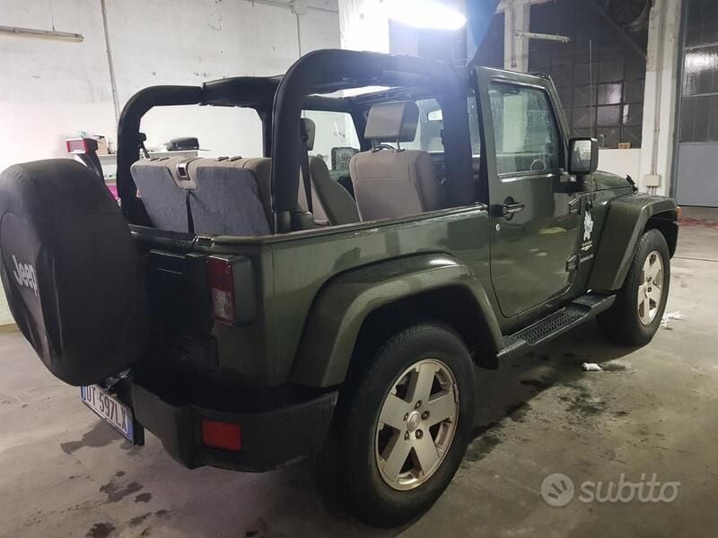 Usata Jeep Wrangler 177 CV (130 kW) 2009 Verde SUV