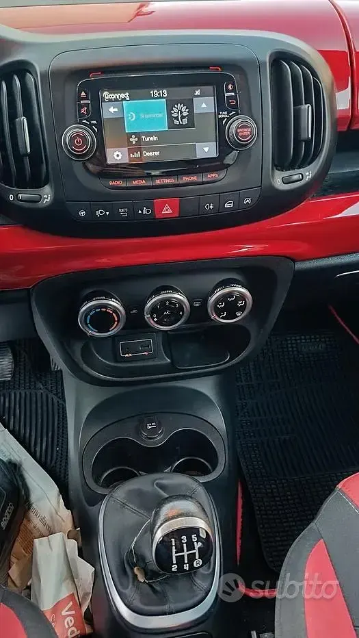 Usata Fiat 500L Pop Star 95 CV (69 kW) 2016 Rosso Monovolume