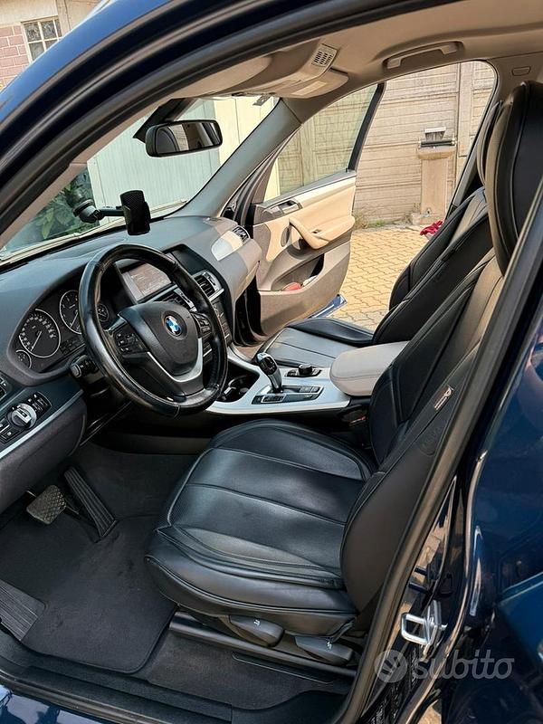 Usata BMW X3 184 CV (135 kW) 2013 Blu/azzurro SUV