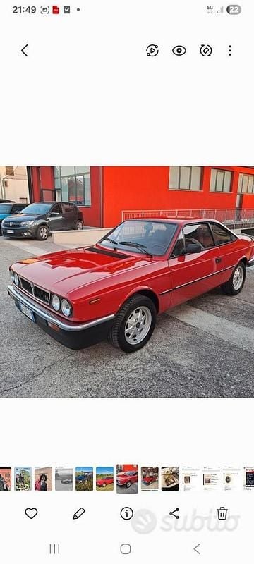 Usata Lancia Beta 135 CV (99 kW) 1984 Rosso Coupé
