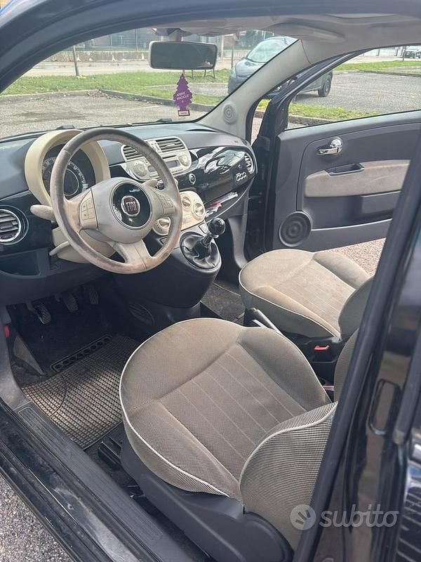 Usata Fiat 500 75 CV (55 kW) 2008 Nero Berlina