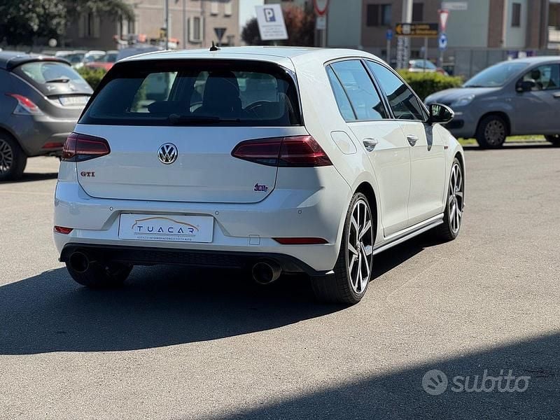 Usata VW Golf VII Highline 245 CV (180 kW) 2019 Bianco Berlina