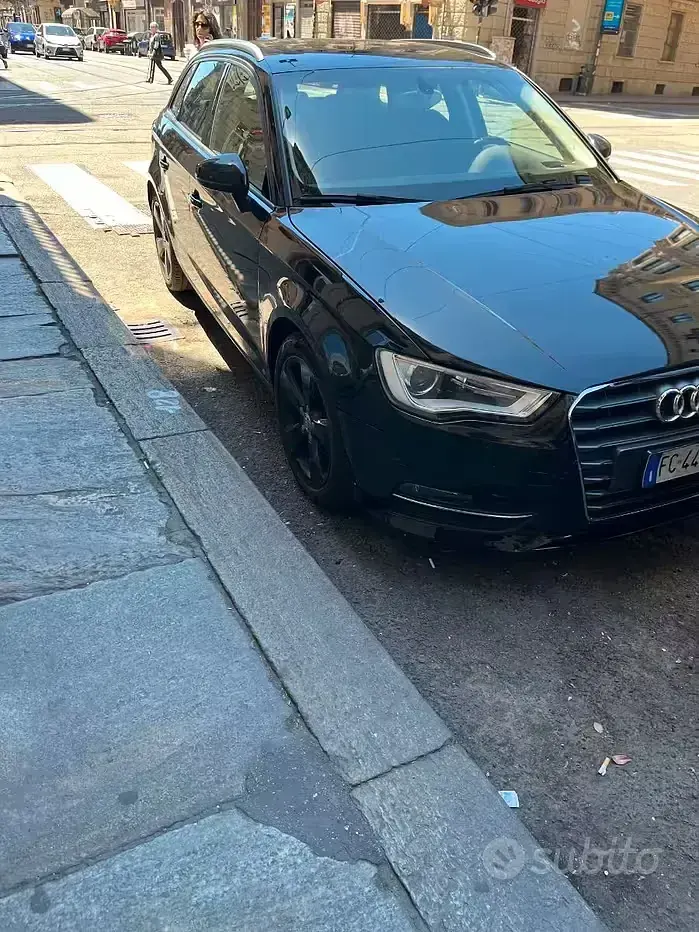 Usata Audi A3 110 CV (80 kW) 2014 Nero Berlina