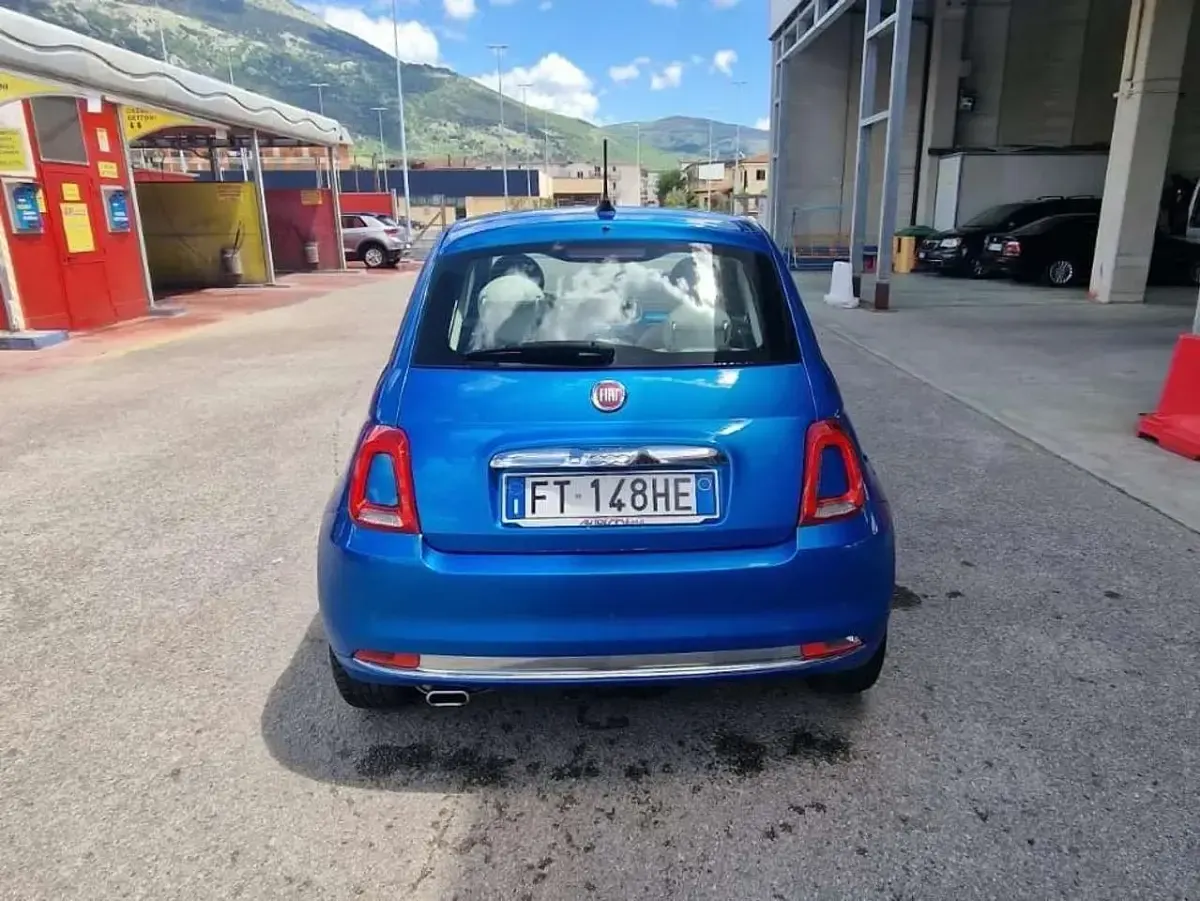 Usata Fiat 500 Mirror 95 CV (69 kW) 2018 Blu/azzurro Utilitaria