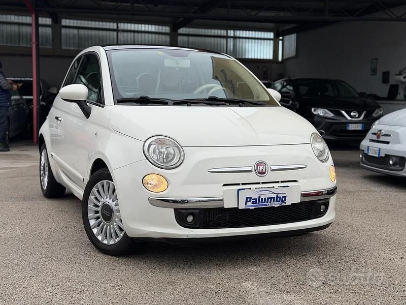 Usata Fiat 500 Lounge 95 CV (69 kW) 2012 Bianco Berlina