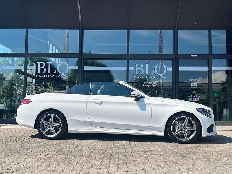 Usata Mercedes C220 Premium 170 CV (125 kW) 2018 Bianco Cabrio