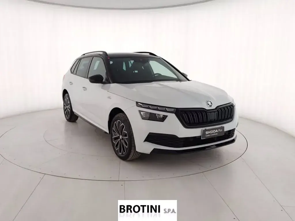Usata Skoda Kamiq Monte Carlo 110 CV (80 kW) 2023 Bianco metallizzato SUV