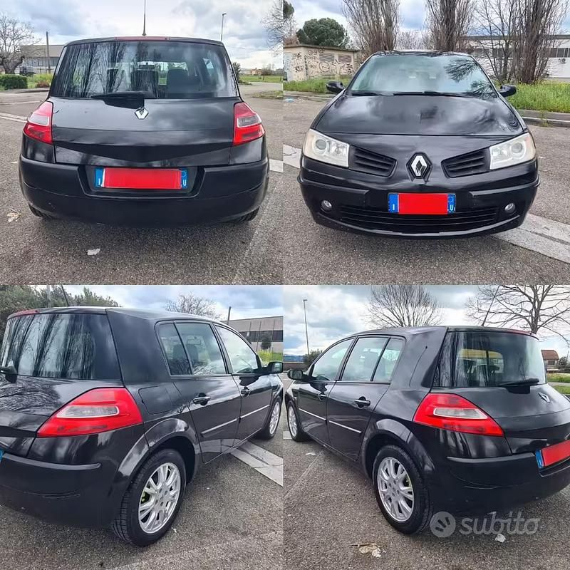 Usata Renault Mégane 105 CV (77 kW) 2009 Nero Berlina