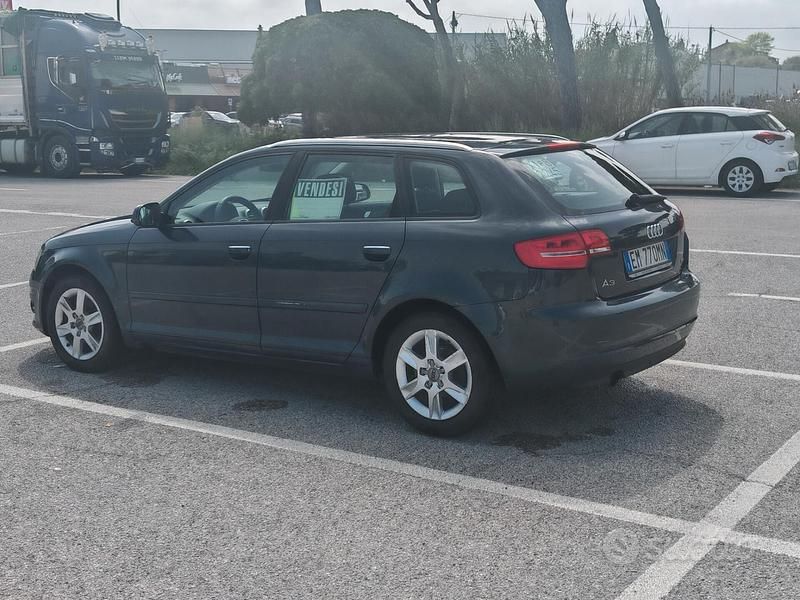 Usata Audi A3 90 CV (66 kW) 2012 Grigio Utilitaria