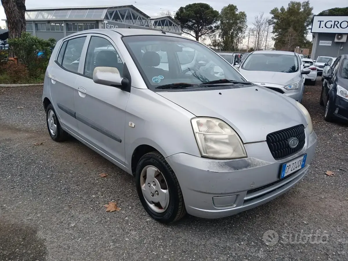 Usata Kia Picanto Light 65 CV (47 kW) 2004 Grigio Utilitaria