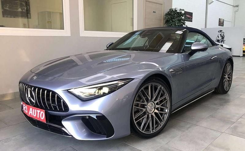 Argento Usata 2023 Mercedes SL55 AMG AMG Cabrio | 129.500 € (Buon prezzo) - Immagine 1/4