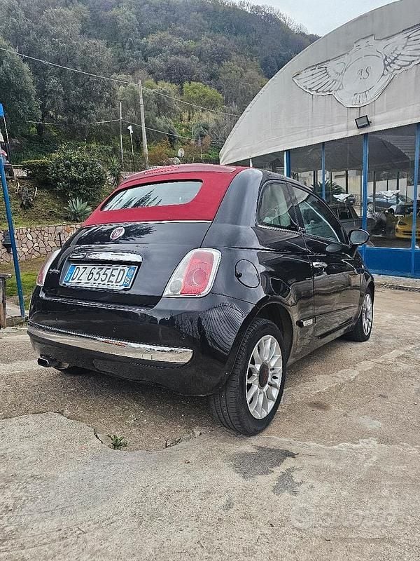 Usata Fiat 500 2010 Nero Cabrio