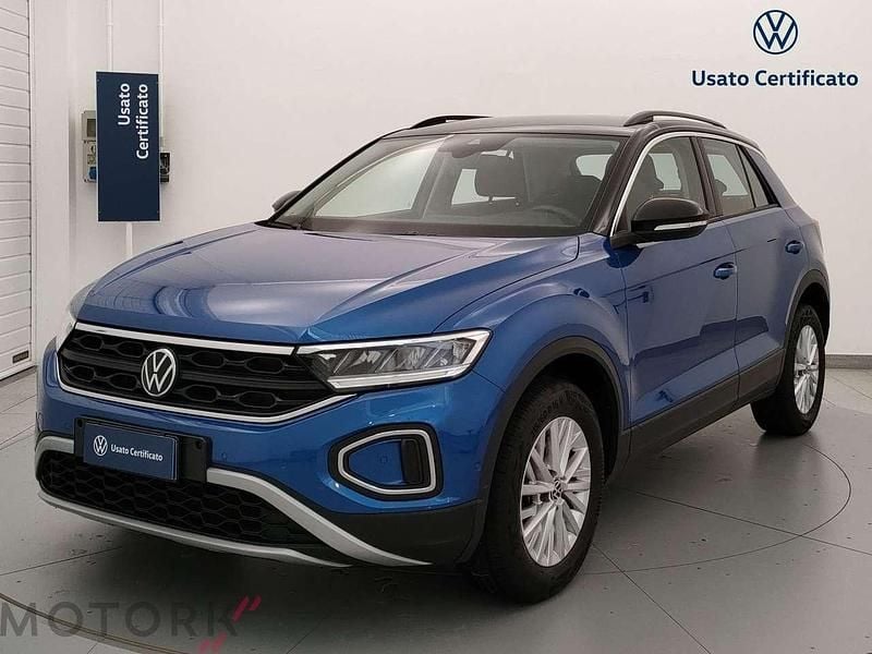 Blu/azzurro Usata 2022 VW T-Roc Life SUV | 19.500 € (Buon prezzo) - Immagine 1/4