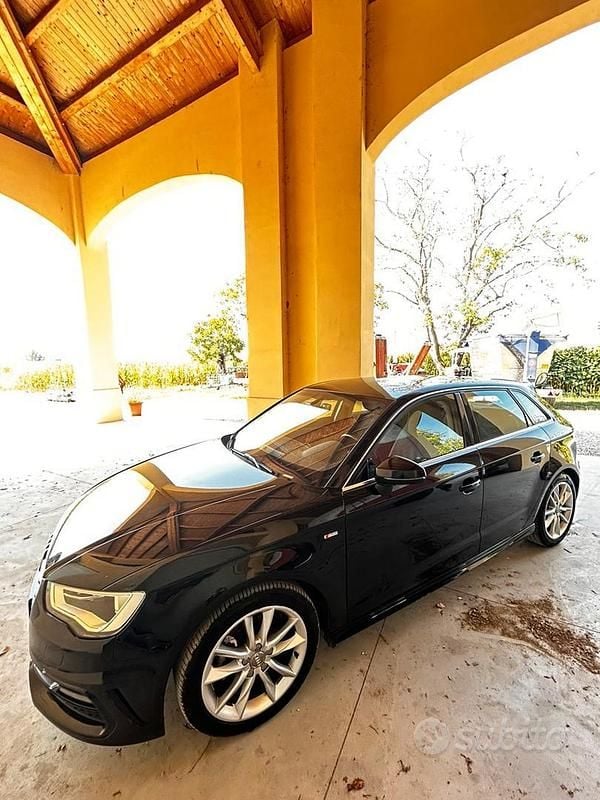 Usata Audi A3 S-Line 105 CV (77 kW) 2016 Nero Berlina