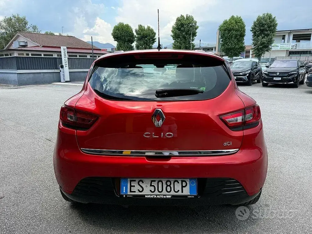 Usata Renault Clio IV 90 CV (66 kW) 2014 Rosso Berlina