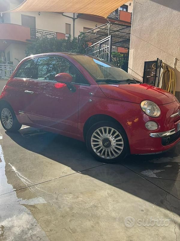 Usata Fiat 500 100 CV (73 kW) 2008 Rosso Utilitaria
