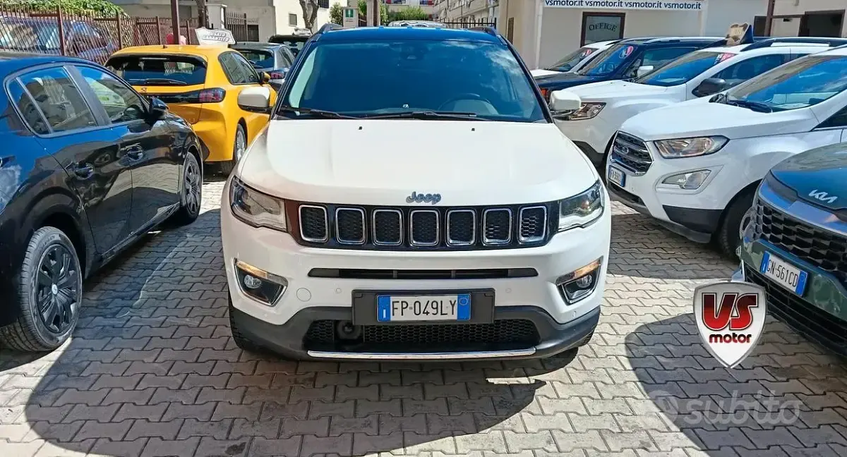 Usata Jeep Compass Limited 140 CV (102 kW) 2018 Bianco SUV
