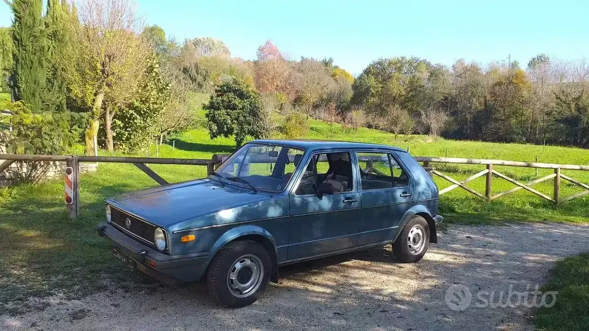 Usata VW Golf I 50 CV (36 kW) 1981 Bluazzurro Utilitaria