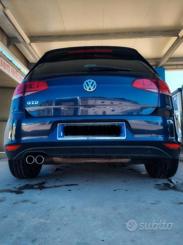 Usata VW Golf VII 184 CV (135 kW) 2016 Blu Berlina
