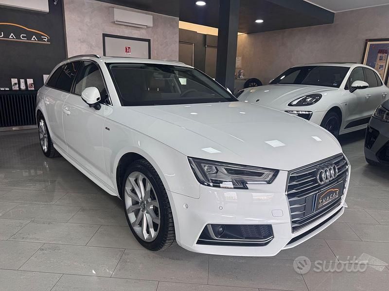 Usata Audi A4 S-Line 150 CV (110 kW) 2017 Bianco Station wagon