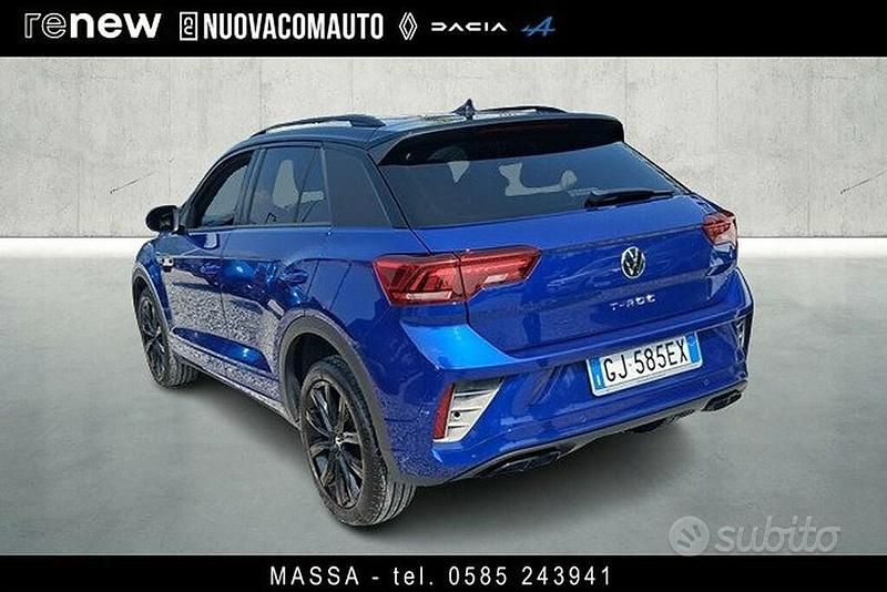 Usata VW T-Roc R-line 150 CV (110 kW) 2022 Blusilver SUV