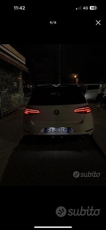 Usata VW Golf VII R-line 150 CV (110 kW) 2019 Bianco Berlina